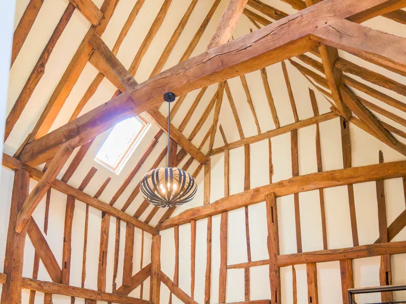 Restored period interior with heritage finishes